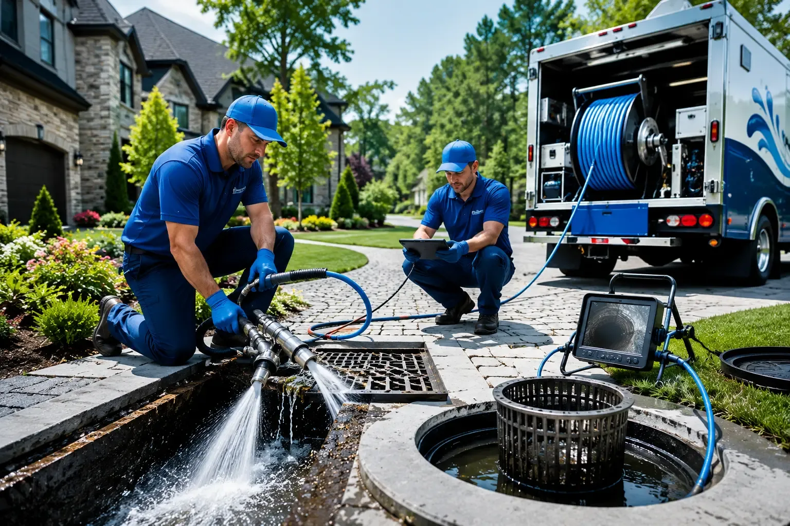 Local outdoor drain cleaning professionals in Falls, PA
