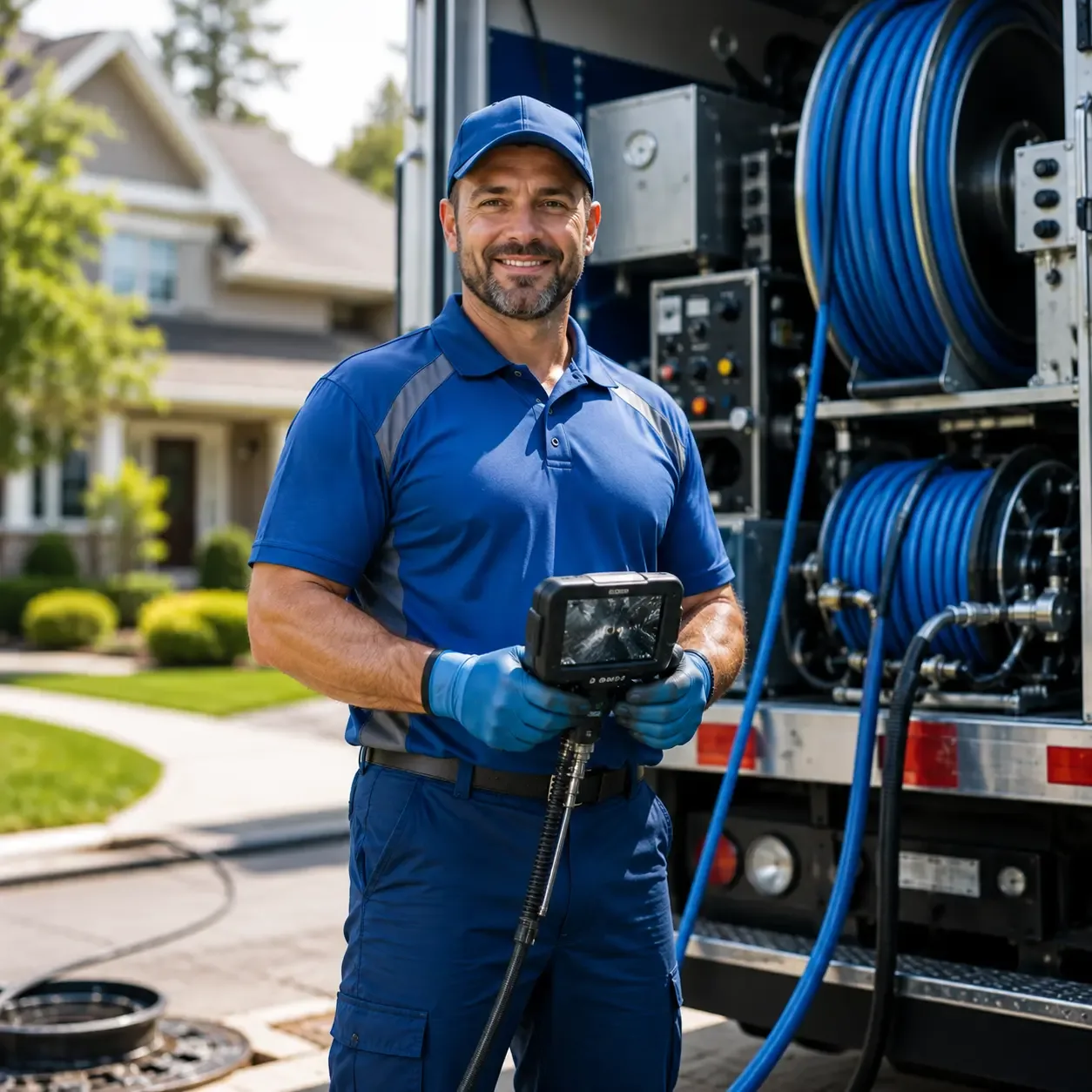 Local outdoor drain cleaning specialists in Falls, PA